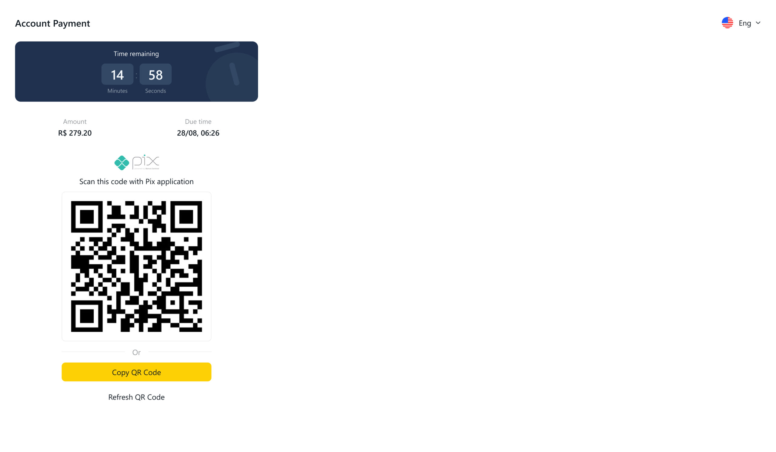 Pix QR code