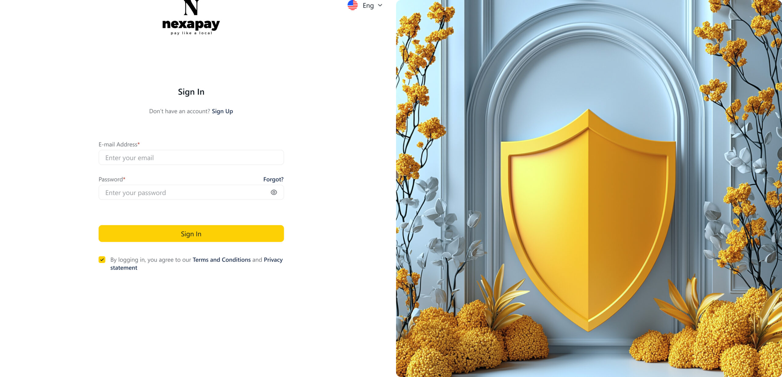 Sign up